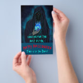 Donkere Grim Reaper Halloween Feest Uitnodigings F Flyer (Hand)