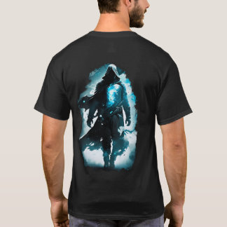 Donkere Grim Reaper Schaduw Krijger Gotische Fanta T-shirt