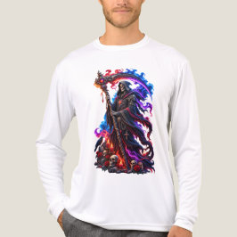Donkere Grim Reaper Schedel Zeis Gotisch T-Shirt O