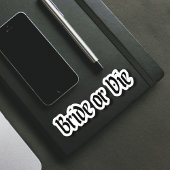 Donkere Grimmige Gotische Bruid of Sterf Bruidsfee Sticker