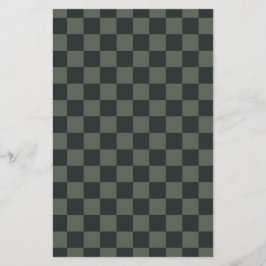 Donkere groene checkboard