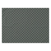 Donkere groene checkboard tafelkleed (Voorkant (Horizontaal))