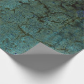 , donkere, groene, donkergroene bovenbouw cadeaupapier (Hoek)