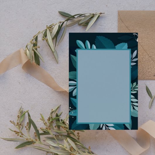 Donkere groene elegant briefpapier