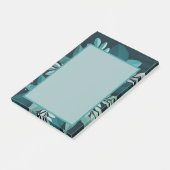 Donkere groene elegantie   post-it® notes (Schuin)