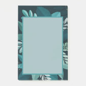 Donkere groene elegantie   post-it® notes (Voorkant)