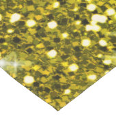 Donkere groene goudglitters tafelkleed (Gekanteld)