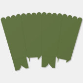 Donkere, groene, stevige kleur bedankdoosjes (Ongevouwen)