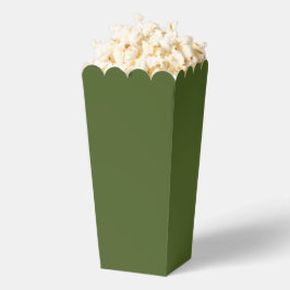 Donkere, groene, stevige kleur bedankdoosjes