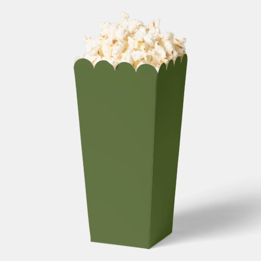 Donkere, groene, stevige kleur bedankdoosjes (Popped)