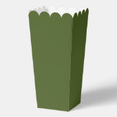 Donkere, groene, stevige kleur bedankdoosjes (Voorkant)