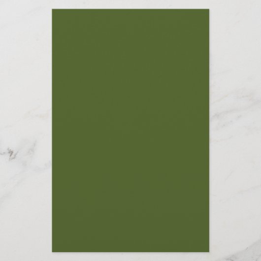Donkere, groene, stevige kleur briefpapier (Voorkant)