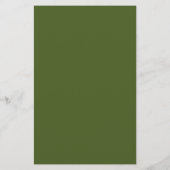 Donkere, groene, stevige kleur briefpapier (Achterkant)