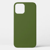 Donkere, groene, stevige kleur Case-Mate iPhone case (Achterkant)