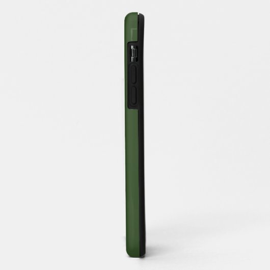 Donkere, groene, stevige kleur Case-Mate iPhone case (Achterkant/links)