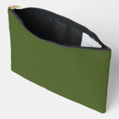 Donkere, groene, stevige kleur etui (Open)