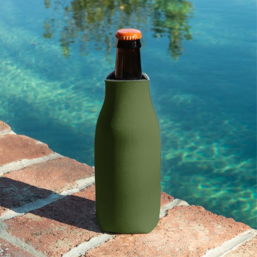 Donkere, groene, stevige kleur flesjeskoeler (Insitu Zwembad)
