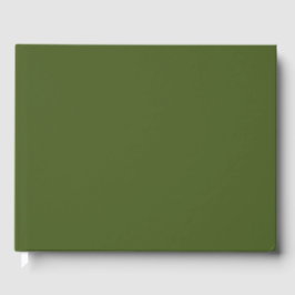 Donkere, groene, stevige kleur gastenboek