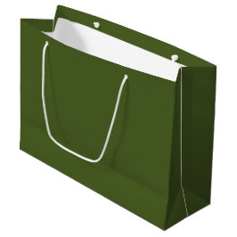 Donkere, groene, stevige kleur groot cadeauzakje