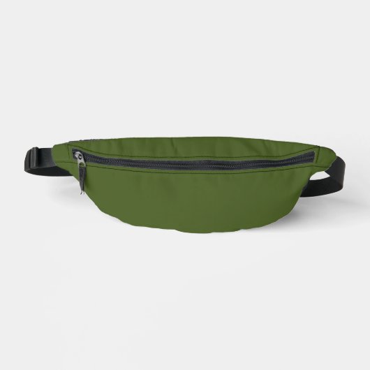Donkere, groene, stevige kleur heuptasje (Voorkant)