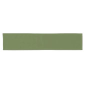 Donkere, groene, stevige kleur korte tafelloper (Horizontaal)