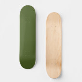Donkere, groene, stevige kleur persoonlijk skateboard (Voorkant)