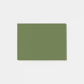 Donkere, groene, stevige kleur post-it® notes (Voorkant)