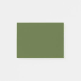 Donkere, groene, stevige kleur post-it® notes