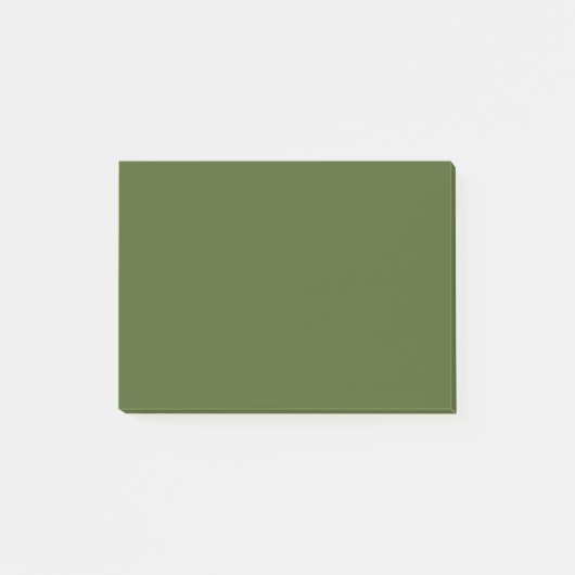 Donkere, groene, stevige kleur post-it® notes (Voorkant)