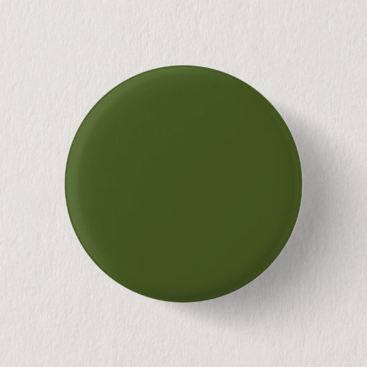 Donkere, groene, stevige kleur ronde button 3,2 cm (Voorkant)