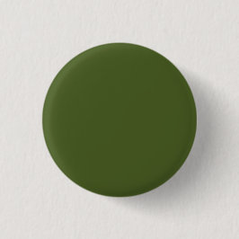 Donkere, groene, stevige kleur ronde button 3,2 cm