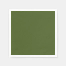 Donkere, groene, stevige kleur servet