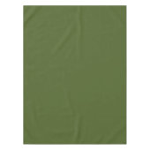 Donkere, groene, stevige kleur tafelkleed (Voorkant)