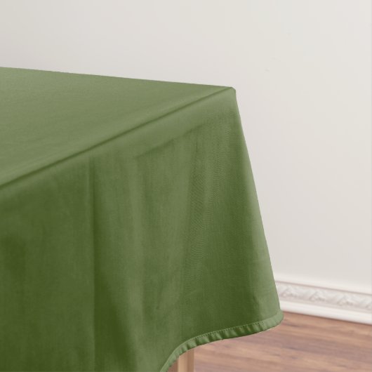 Donkere, groene, stevige kleur tafelkleed (Voorbeeld)