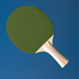 Donkere, groene, stevige kleur tafeltennisbatje