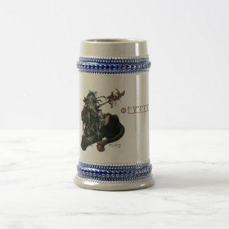 Donkere, grote stap bierpul