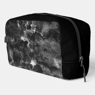 Donkere Grunge Abstract Zwarte Marmer Toilettasje