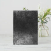 Donkere grunge - B&W Save The Date (Staand voorkant)