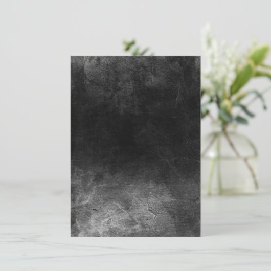 Donkere grunge - B&W Save The Date (Staand voorkant)