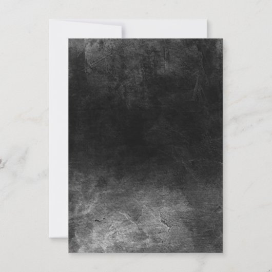 Donkere grunge - B&W Save The Date (Voorkant)