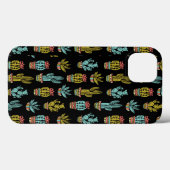 Donkere Grunge Cactus Patroon Case-Mate iPhone Case (Achterkant (horizontaal))