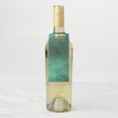 Donkere grunge - groen flessenhanger (Op fles)