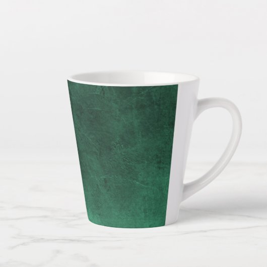 Donkere grunge - groen latte mok (Rechts)