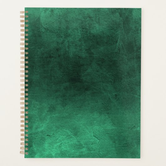 Donkere grunge - groen planner (Voorkant)