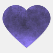 Donkere Grunge - Indigo Hart Sticker (Voorkant)