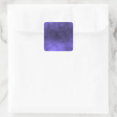 Donkere Grunge - Indigo Vierkante Sticker (Tas)