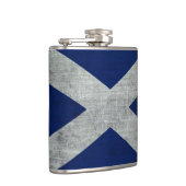 Donkere Grunge Vlag van Schotland Heupfles (Rechts)