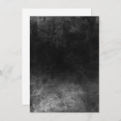 Donkere Grunge - Z&W Save The Date (Voorkant / Achterkant)