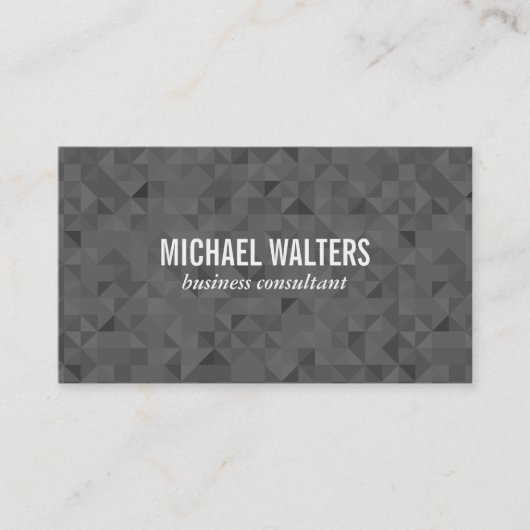 Donkere haaienranden visitekaartje (Voorkant)