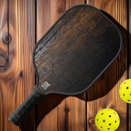 Donkere Hakhoutblok Pickleball Paddle